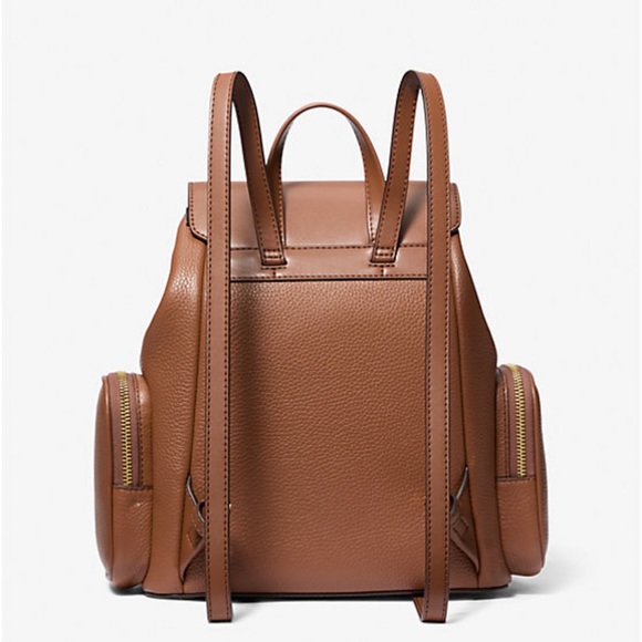 Michael Kors Jet Set Medium Pebbled Leather Backpack - Picture 2 of 4